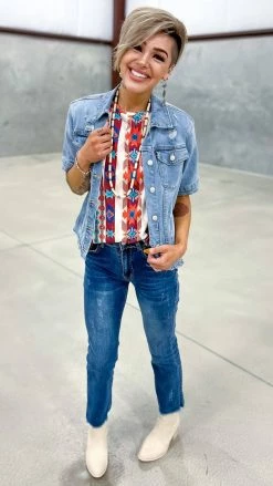 The ZigZag Stripe GP1011 Jeans BOTTOMS