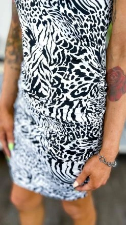 The ZigZag Stripe Tiger It's A Date Dress