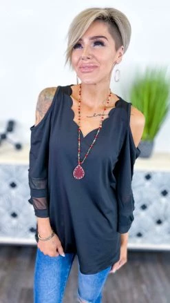 The ZigZag Stripe Too Glam Top