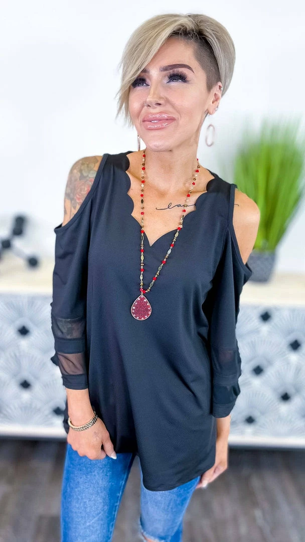 The ZigZag Stripe Too Glam Top