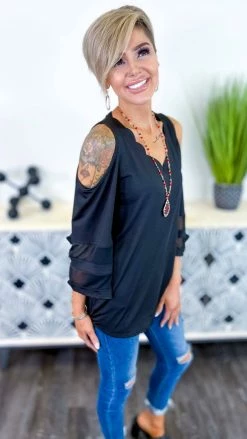 The ZigZag Stripe Too Glam Top