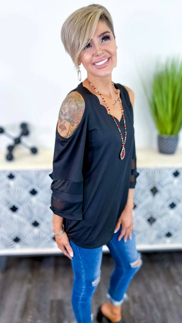 The ZigZag Stripe Too Glam Top