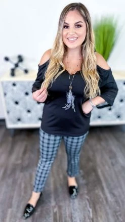 The ZigZag Stripe Too Glam Top