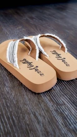 Very G Tribal Encore Flip Flops SHOES