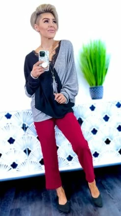 The ZigZag Stripe True Desires Sweater TOPS & TUNICS