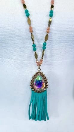 Your Fashion Wholesale Turquoise Hayleigh Necklace ACCESSORIES