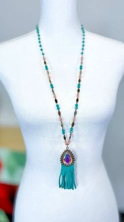 Your Fashion Wholesale Turquoise Hayleigh Necklace ACCESSORIES