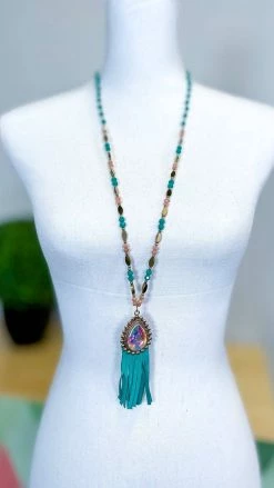 Your Fashion Wholesale Turquoise Hayleigh Necklace ACCESSORIES