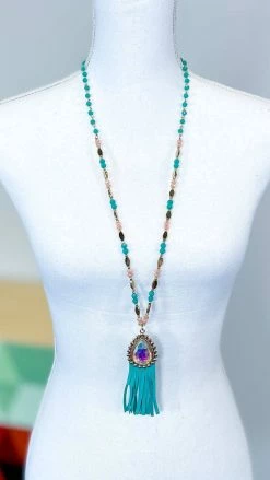 Your Fashion Wholesale Turquoise Hayleigh Necklace ACCESSORIES