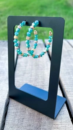 Southern Grace ACCESSORIES Turquoise Let's Set Sail Earrings