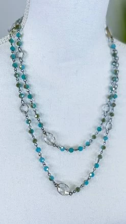 Lost & Found ACCESSORIES Turquoise Raelyn Necklace