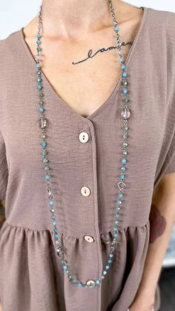 Lost & Found ACCESSORIES Turquoise Raelyn Necklace