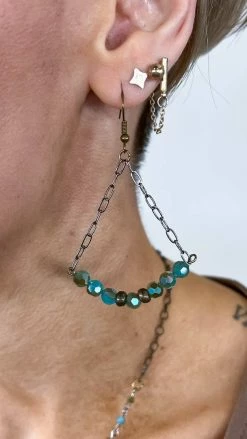 Lost & Found Turquoise Sophie Crystal Earrings