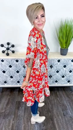 The ZigZag Stripe Tuscan Sunset Cardigan