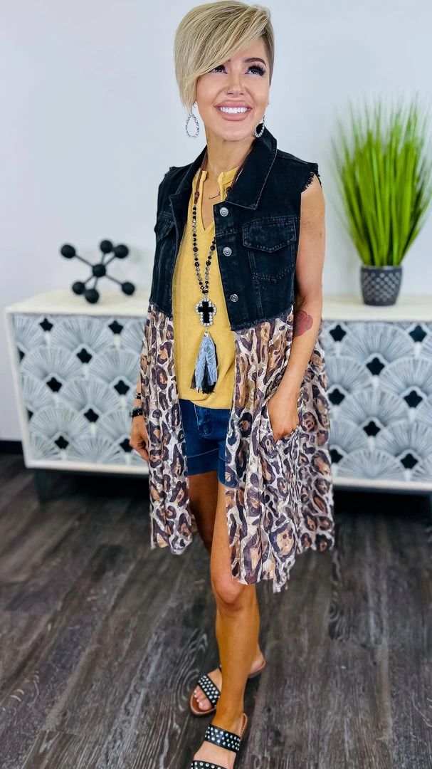 Origami OUTERWEAR Typical Love Denim Vest