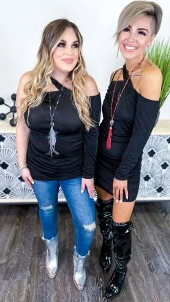 The ZigZag Stripe Undeniable Feelings Tunic [NO RETURNS] TOPS & TUNICS