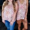 Savanna Jane Whimsical Blooms Tank TOPS & TUNICS