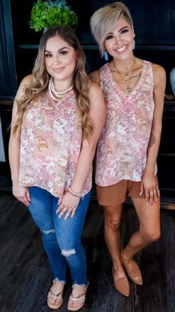 Savanna Jane Whimsical Blooms Tank TOPS & TUNICS
