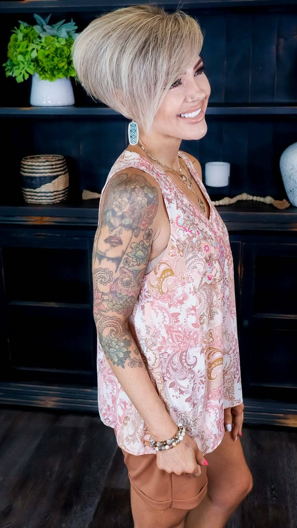 Savanna Jane Whimsical Blooms Tank TOPS & TUNICS