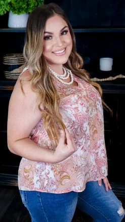 Savanna Jane Whimsical Blooms Tank TOPS & TUNICS