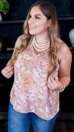 Savanna Jane Whimsical Blooms Tank TOPS & TUNICS