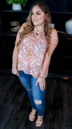 Savanna Jane Whimsical Blooms Tank TOPS & TUNICS