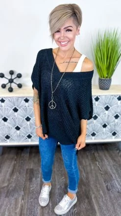 The ZigZag Stripe TOPS & TUNICS White Basic Brami