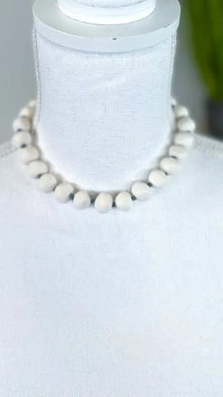 Bali Queen White Candyland Necklace