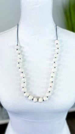 Bali Queen White Candyland Necklace