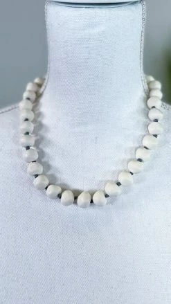 Bali Queen White Candyland Necklace