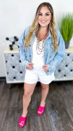 The ZigZag Stripe White Graceful Feelings Romper [NO RETURNS] JUMPSUITS & ROMPERS