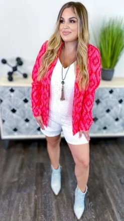 The ZigZag Stripe White Graceful Feelings Romper [NO RETURNS] JUMPSUITS & ROMPERS