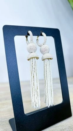 JOIA Trading ACCESSORIES White Linda Earrings