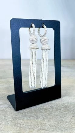 JOIA Trading ACCESSORIES White Linda Earrings