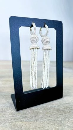 JOIA Trading ACCESSORIES White Linda Earrings