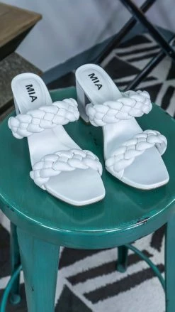 MIA White Maine Heels