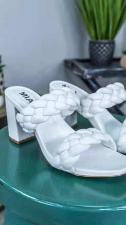 MIA White Maine Heels
