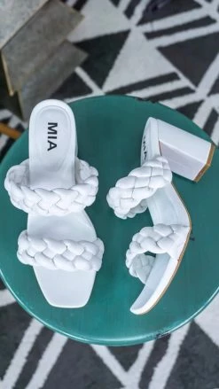 MIA White Maine Heels
