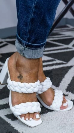 MIA White Maine Heels