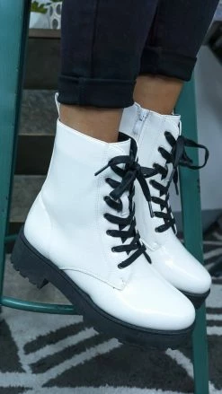 Chinese Laundry White More Fun Boots