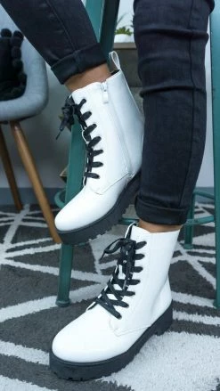 Chinese Laundry White More Fun Boots