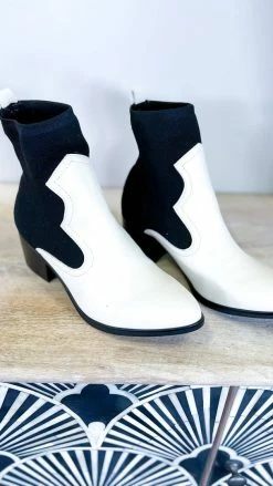 MIA White Nicky Booties SHOES