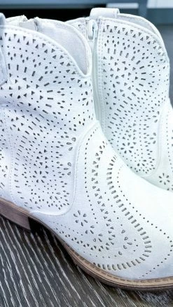 Very G White Zest Booties SHOES