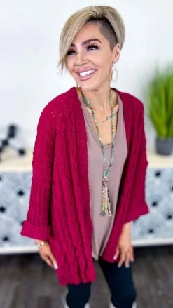 Umgee Wine Today's Forecast Cardigan