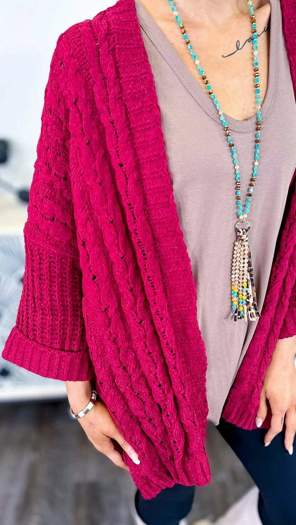 Umgee Wine Today's Forecast Cardigan