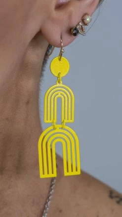 Urbanista Yellow Kody Earrings ACCESSORIES