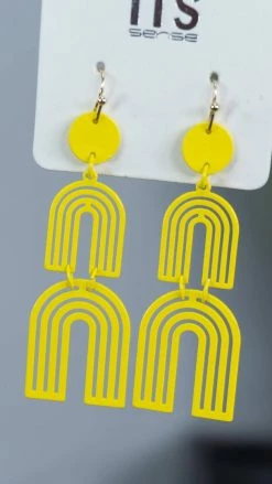 Urbanista Yellow Kody Earrings ACCESSORIES