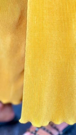 The ZigZag Stripe Yellow Lush Embrace Pants BOTTOMS