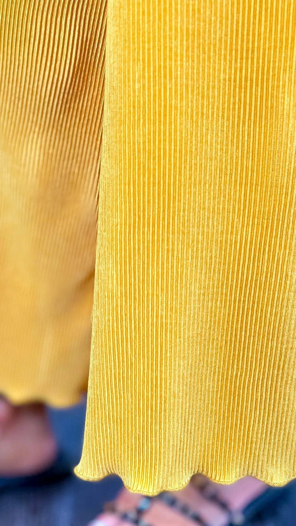 The ZigZag Stripe Yellow Lush Embrace Pants BOTTOMS