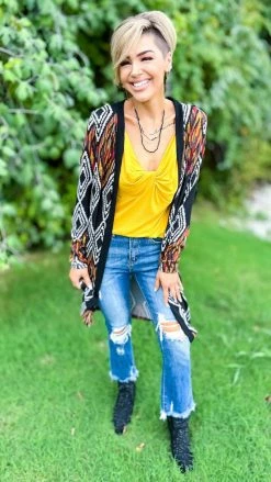 The ZigZag Stripe TOPS & TUNICS Yellow Play Along Tank [NO RETURNS]